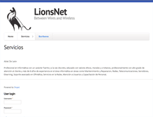 Tablet Screenshot of lion-s.net